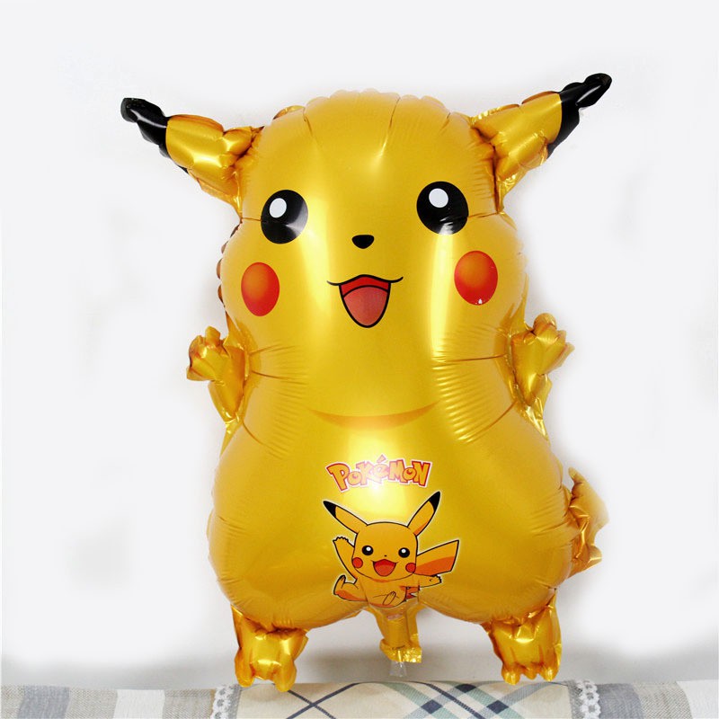 Pok Mon Pikachu Charmander Squirtle Party Balloons Cartoon Design Aluminum Foil Balloon Birthday
