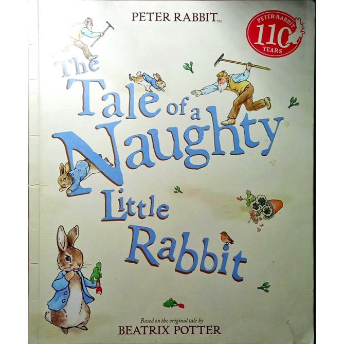 The Tale of a Naughty Little Rabbit by Beatrix Potter PRELOVED Children ...