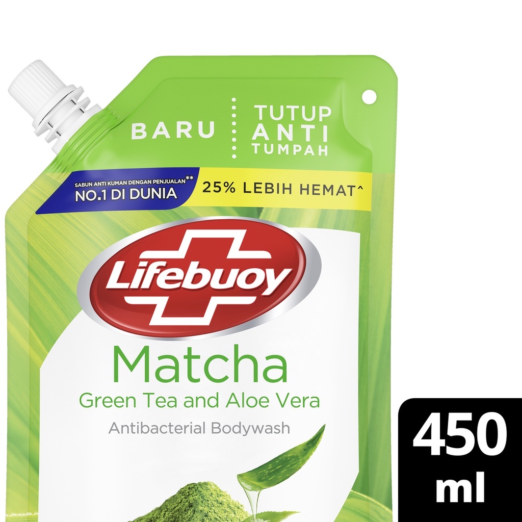 Lifebuoy Antibacterial Body Wash Refill Matcha Green Tea 450ml Shopee Philippines