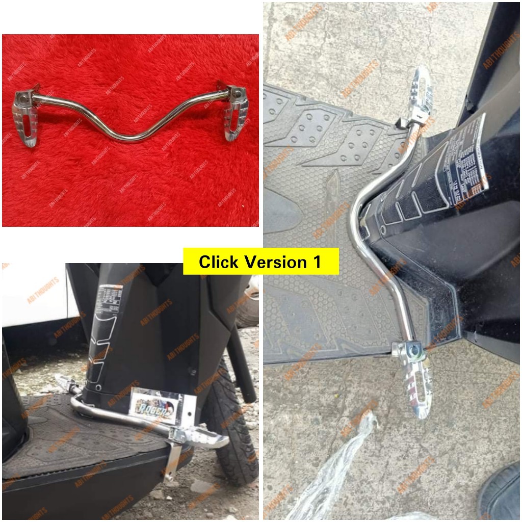 Slider Footrest Stainless Beat FI Mio Soul i 125 M3 Skydrive Click ...