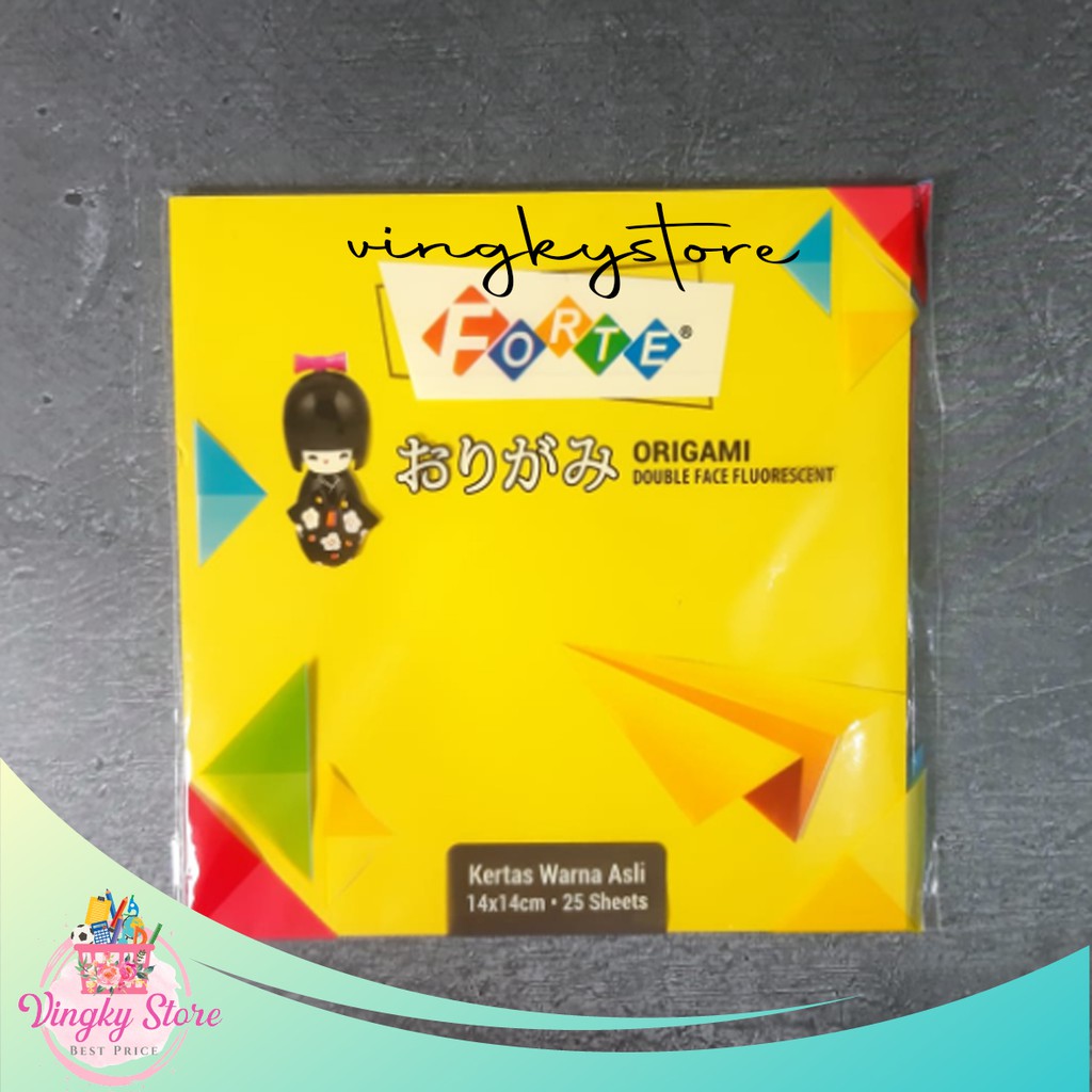 Folding Paper / Double Sided Forte Origami Paper 14x14 | Shopee Philippines