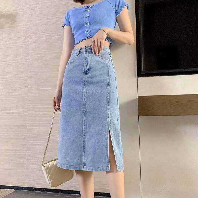 Shopee best sale denim skirt