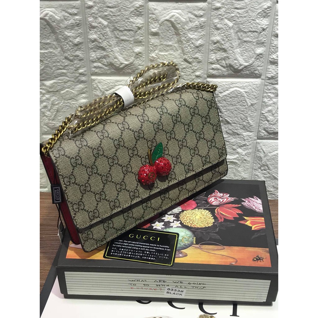 Gucci discount cherry purse