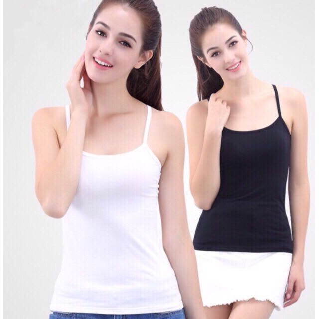 Spaghetti Strap Sando Tank Tops Sexy Tops Free Size Shopee Philippines 0344