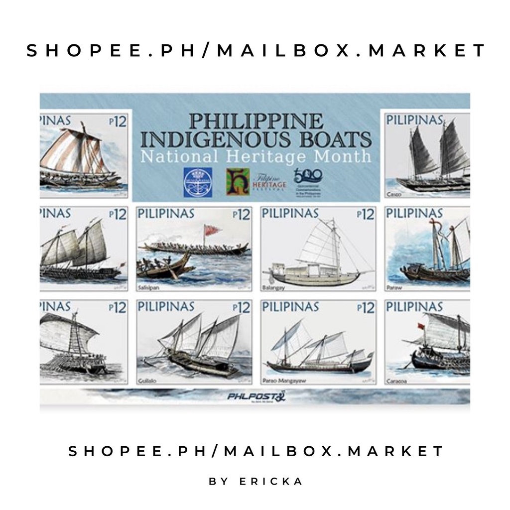 PHLPost Postage Stamp - Philippine Indigenous Boats National Heritage ...