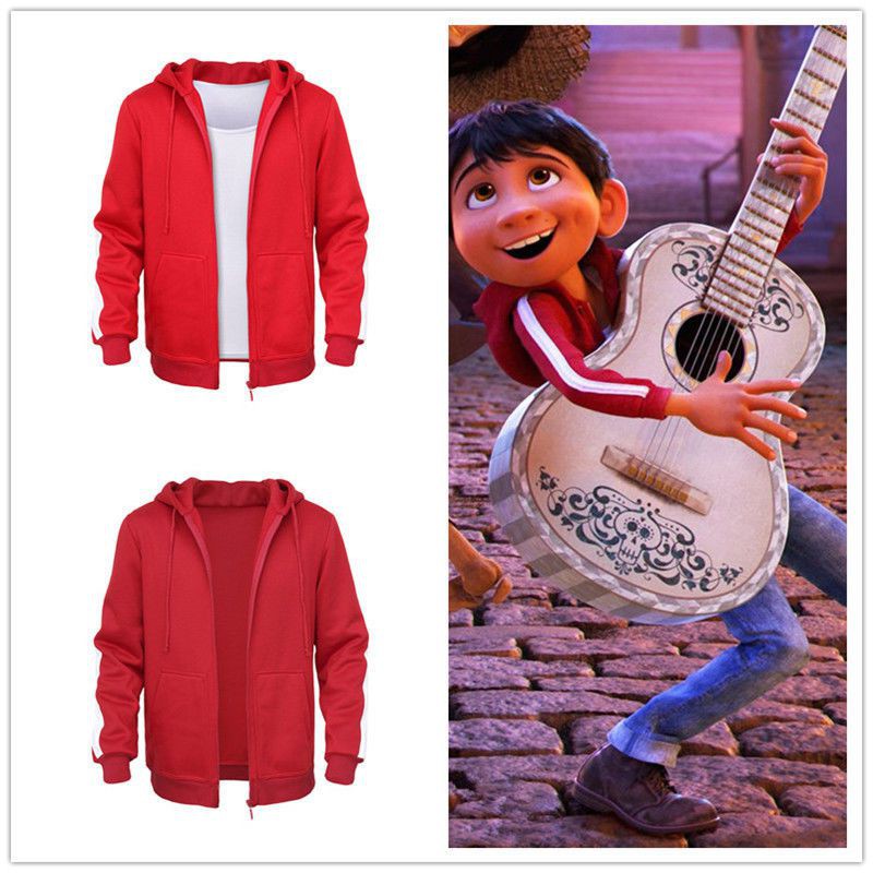 COCO Miguel Red Hoodie Sweater Cashmere Coat With Thickened Kid Cosplay Coat Shopee Philippines