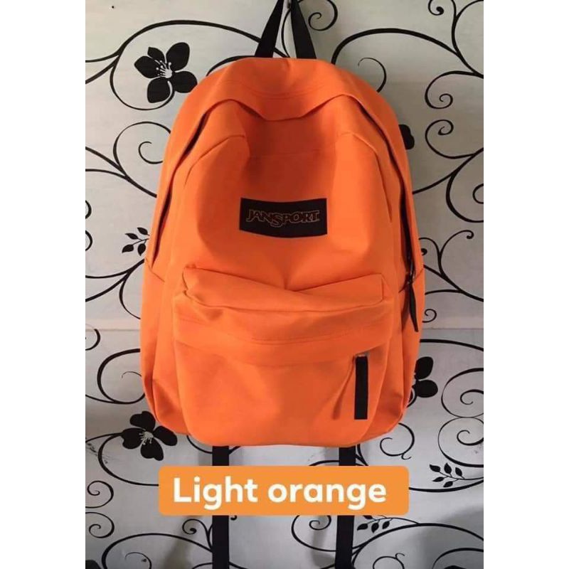 Orange jansport outlet backpack