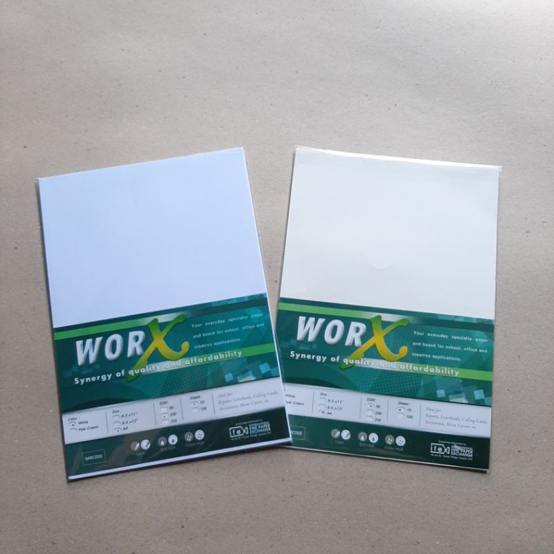 A4 Worx Specialty Paper/Board 10pcs Shopee Philippines