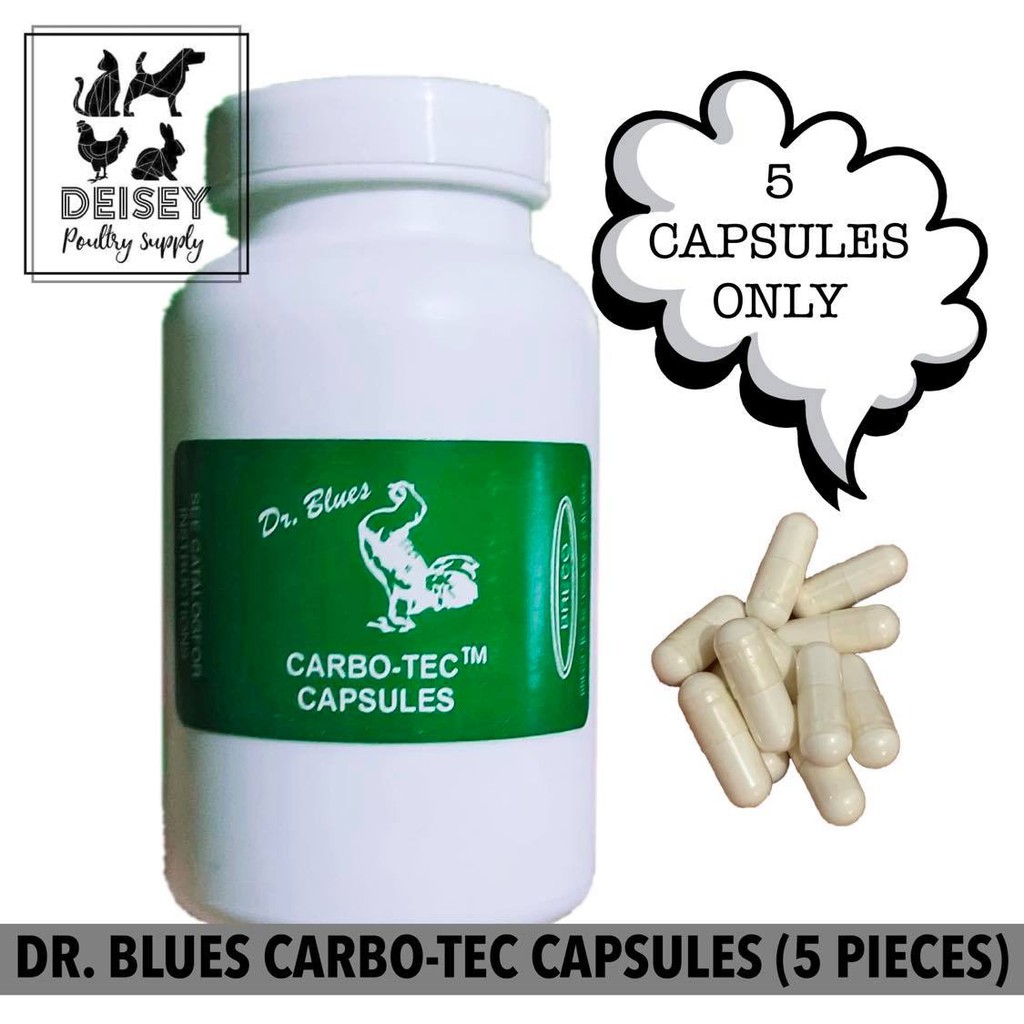 DR. BLUES CARBOTEC CAPSULE FOR GAMEFOWL (5 CAPSULES ONLY) Shopee