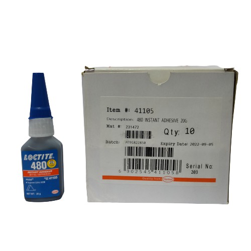LOCTITE, 480, Rubber, Instant Adhesive - 2VFH2