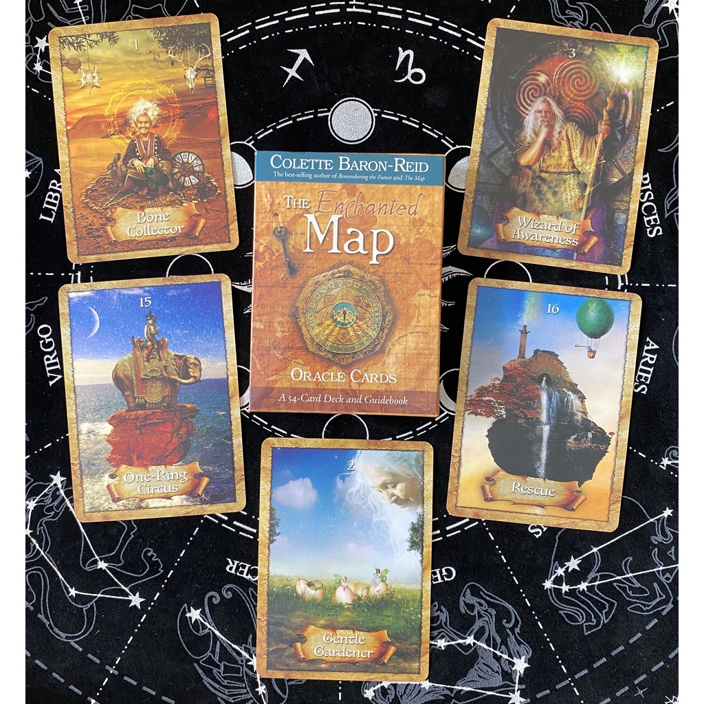 Magic Map Oracle Card The Enchanted Map Oracle Card Board Game | Shopee ...