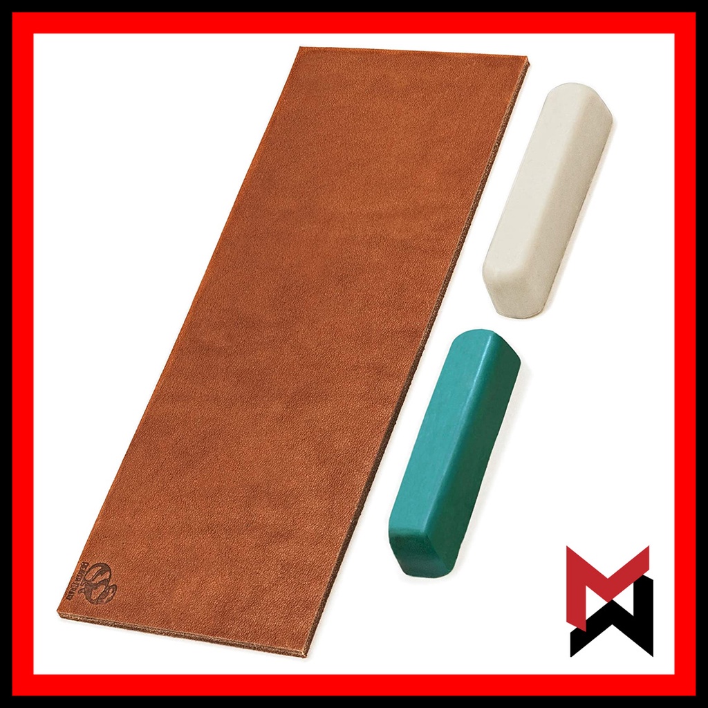 Lederen Strop voor Mes Slijpen, Kapper Rechte Scheermesband Vouwen Scheermes Slijper Polijstriem Honing Strop Keuken Bestek Houd Clipper Glad
