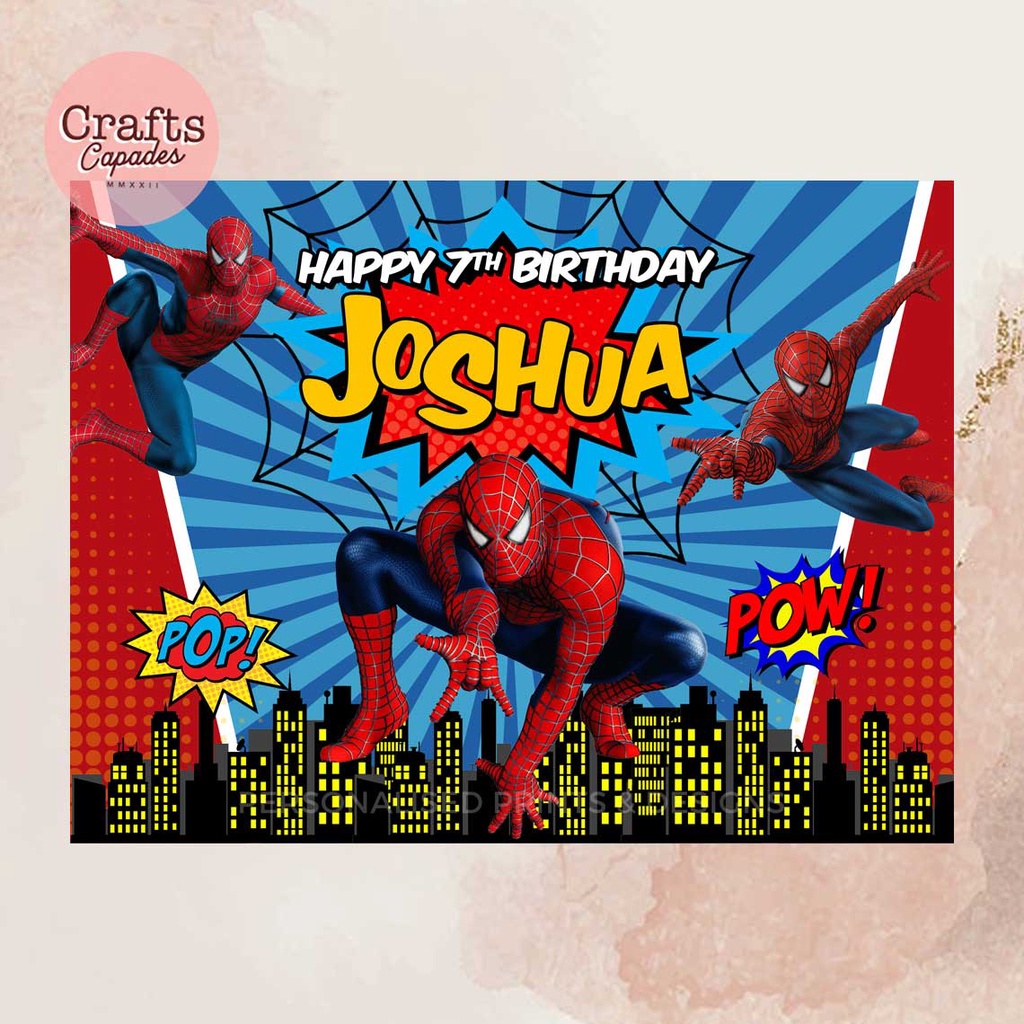 spiderman background for tarpaulin