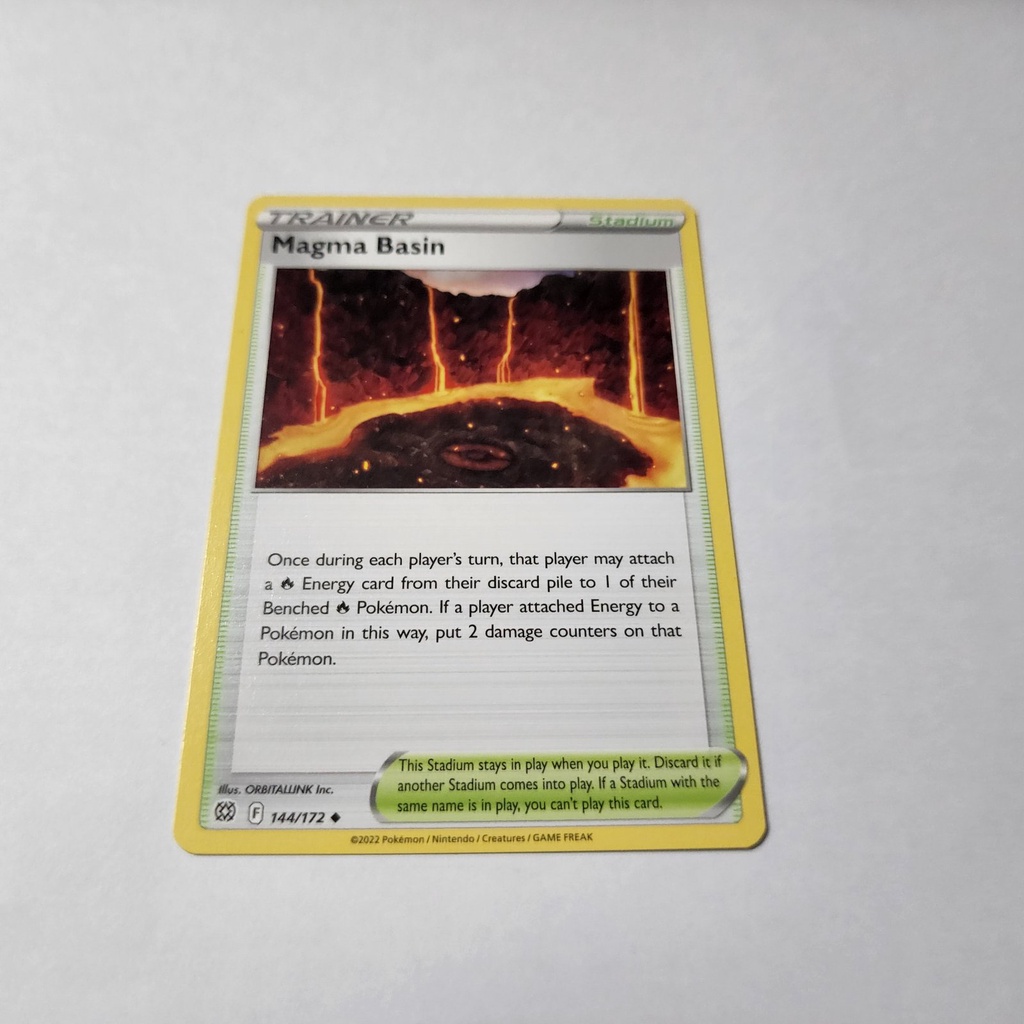 Magma Basin 144 172 Uncommon Sword Shield Brilliant Stars 