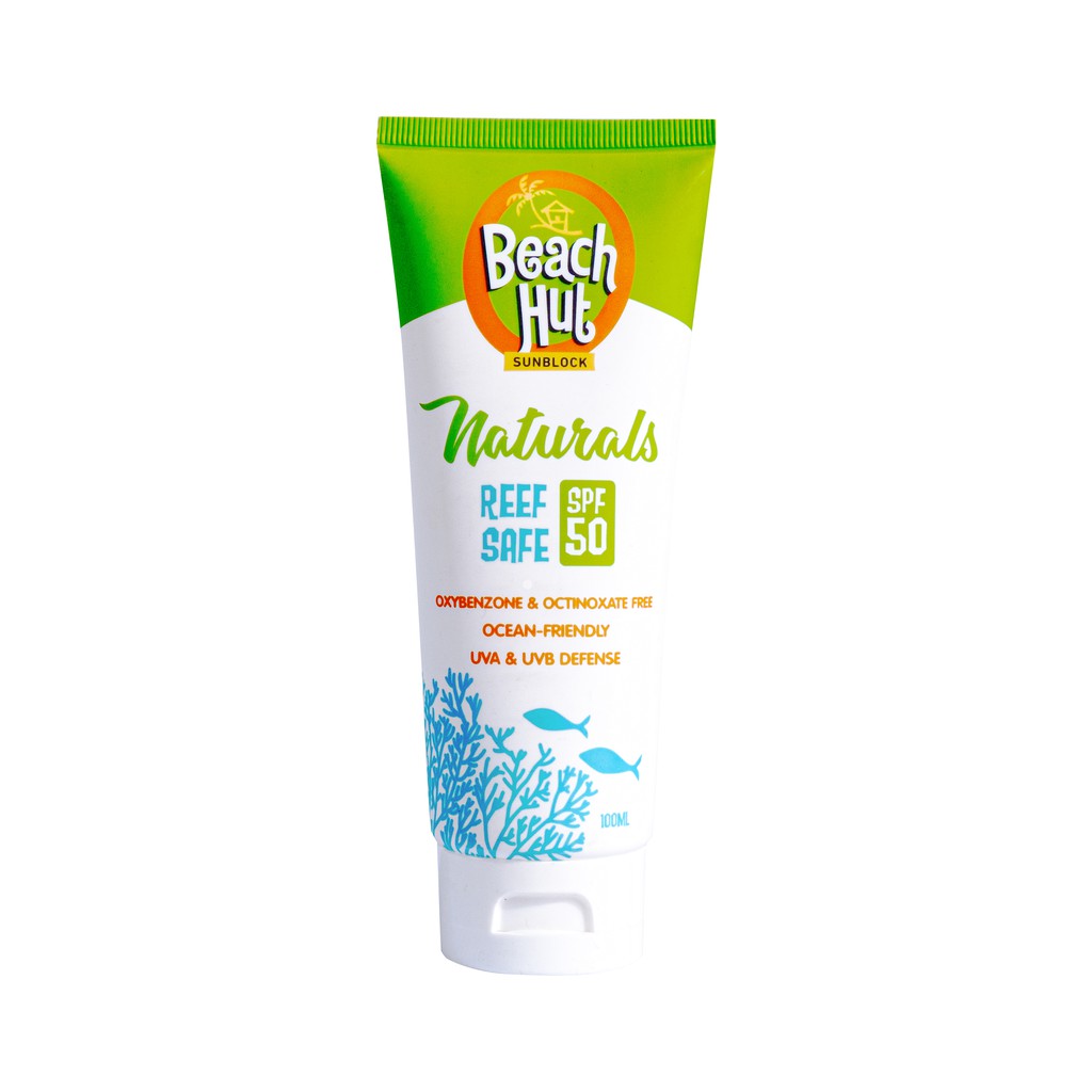Beach Hut Naturals Reef Safe SPF50 Lotion Sunscreen 100ml Shopee Philippines