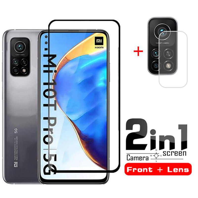 thumbnail image 2 of 3-Layer Tempered Glass Screen Protector For Xiaomi Mi 10T Pro - Full Cover, Case Friendly, Anti-Fingerprint 2 of 3