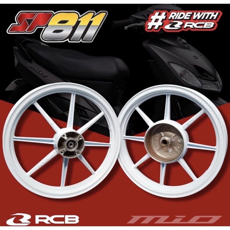Racing boy 8 spoke mio sporty,click 125,150,mio 125,fazzio Shopee
