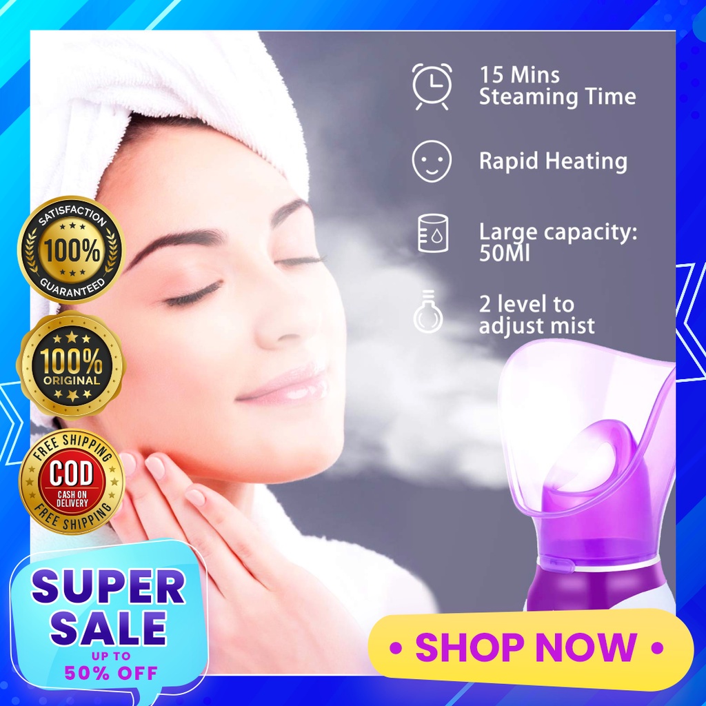 Facial Steamer Professional Steam Inhaler Facial Sauna Spa for Face