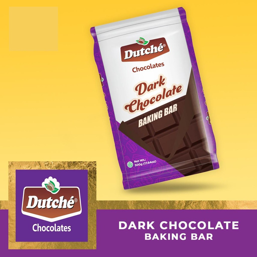 Dutche Dark Chocolate Bar 500 Grams Shopee Philippines