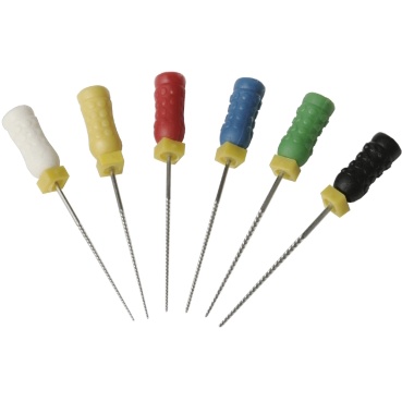 K FILES Niti SS 21mm, 25mm Hand instruments used to widen root canals ...