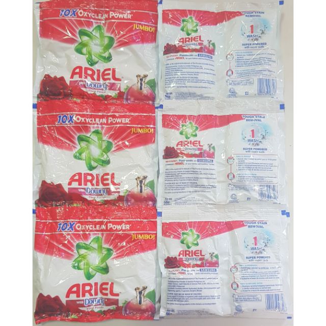 Ariel powder with Downy Floral Passion jumbo 66g x 6pcs twin pack