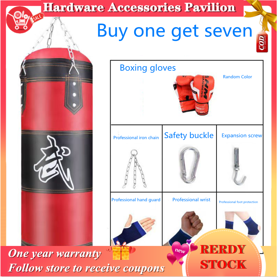 MMM Boxing Heavy EMPTY Hanging Punching Training Bag with Four Parts Set Shopee Philippines