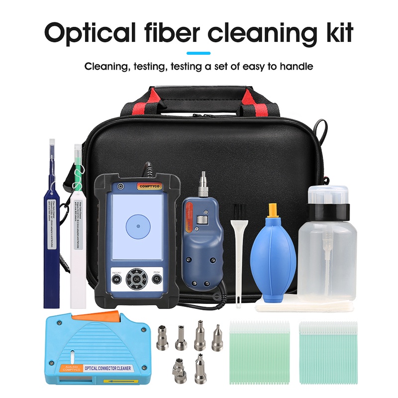 Fiber Optic Cleaning Kit With inspection Video microscope inspection ...
