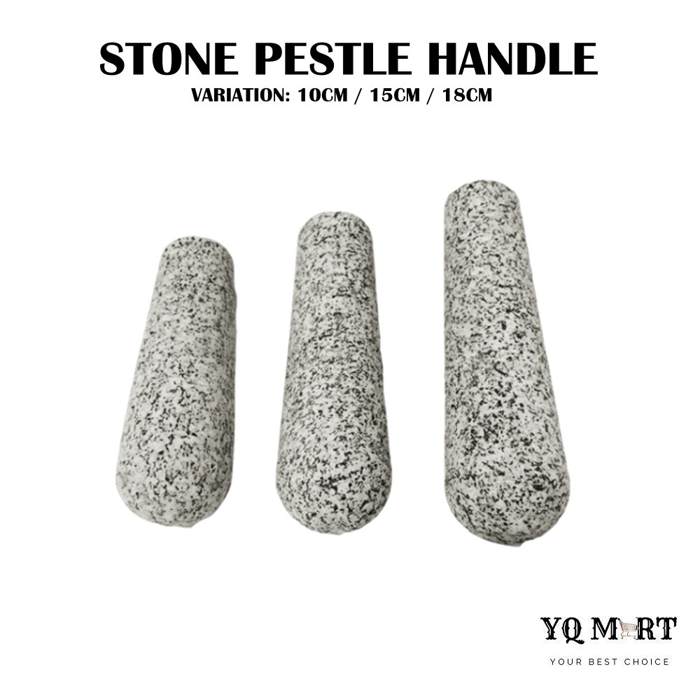 Stone Pestle Handle/White Mortar Handle/Anak Penumbuk Lesung Batu ...