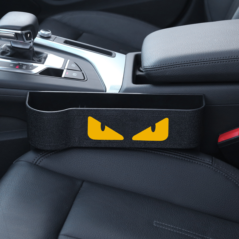 Car Seat Gap Storage Car Seat Organizer with Cup Holder Car Seat Gap Filler  Pocket Seat Console Side Pocket Storage Box for Cell phones Keys Cards