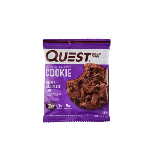 QUEST NUTRITION PROTEINCOOKIE58G 1SERVING DOUBLE CHOCOLATE CHIP FLAVOR