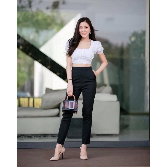 Small Cylinder Hanako Fabric Back Zip Shopee Philippines