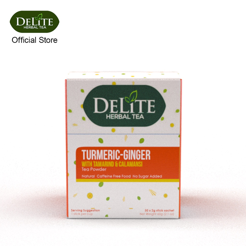 Delite Herbal Tea Turmeric Ginger 20 Sachet Shopee Philippines