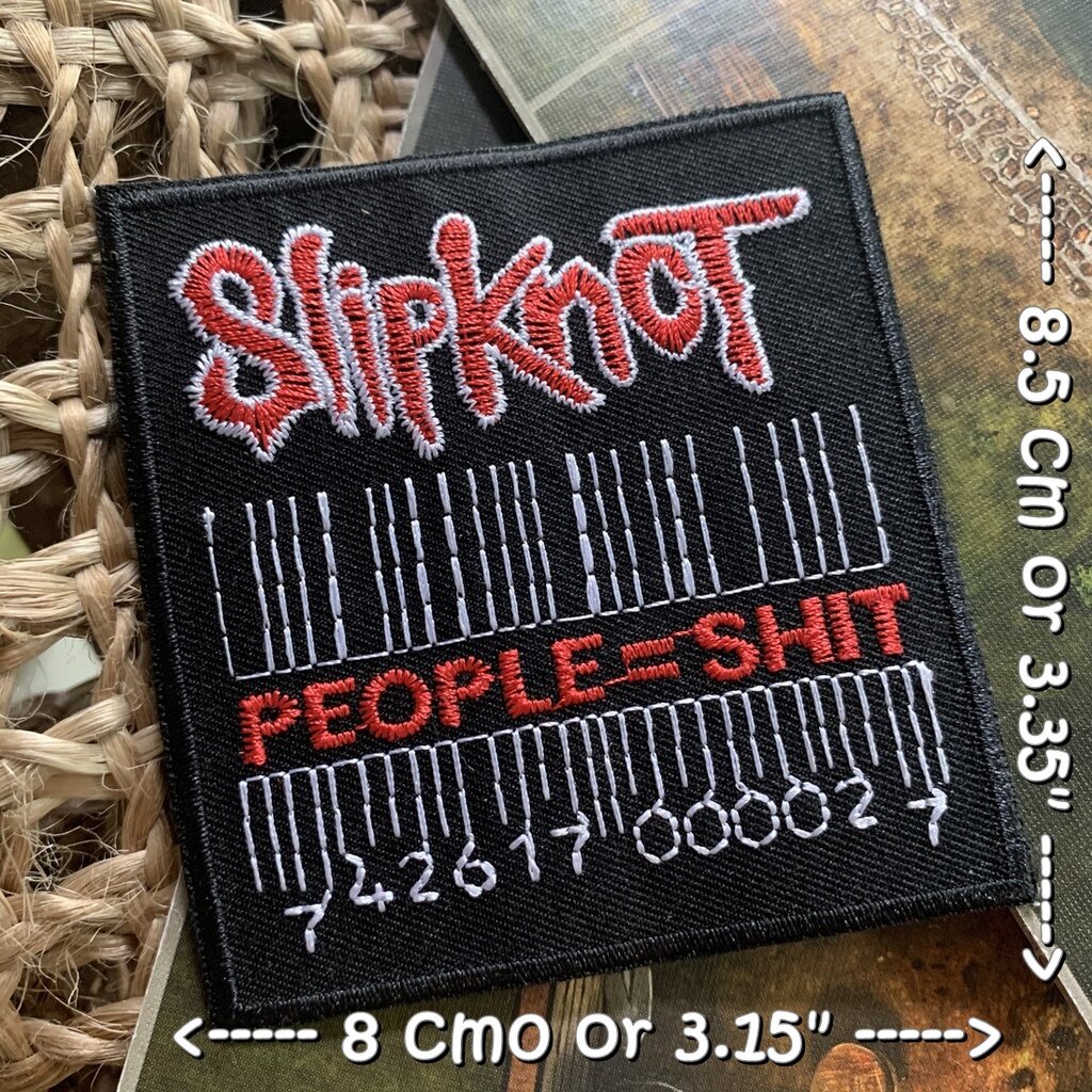 Slipknot Rock Band Embroidered Iron On Patch (5.7" X 2.5") - InspireMe Designs - Featuring Cory Taylor
