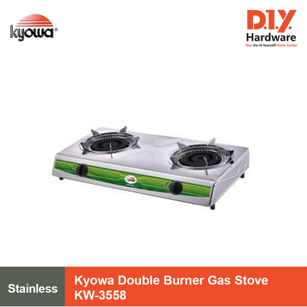 Kyowa Kw-3558 Double Burner Gas Stove Shopee Philippines