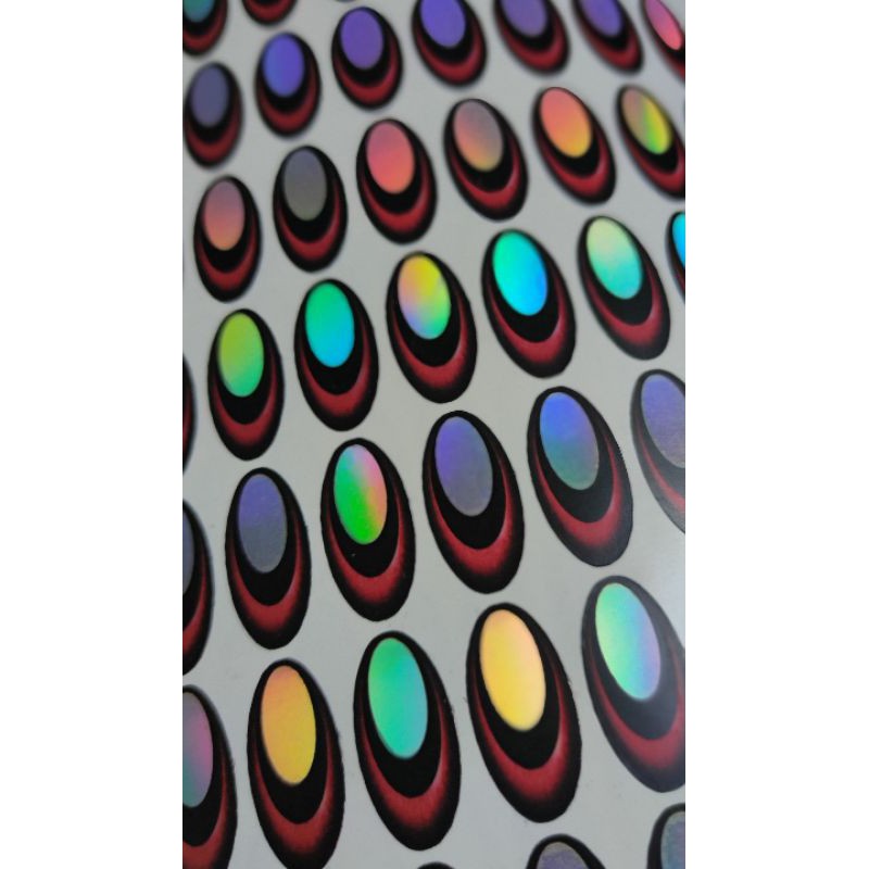 MATA Metal Jig Deep Liner / Slow Deep Eye Stickers 50 Pcs (Very Slime ...