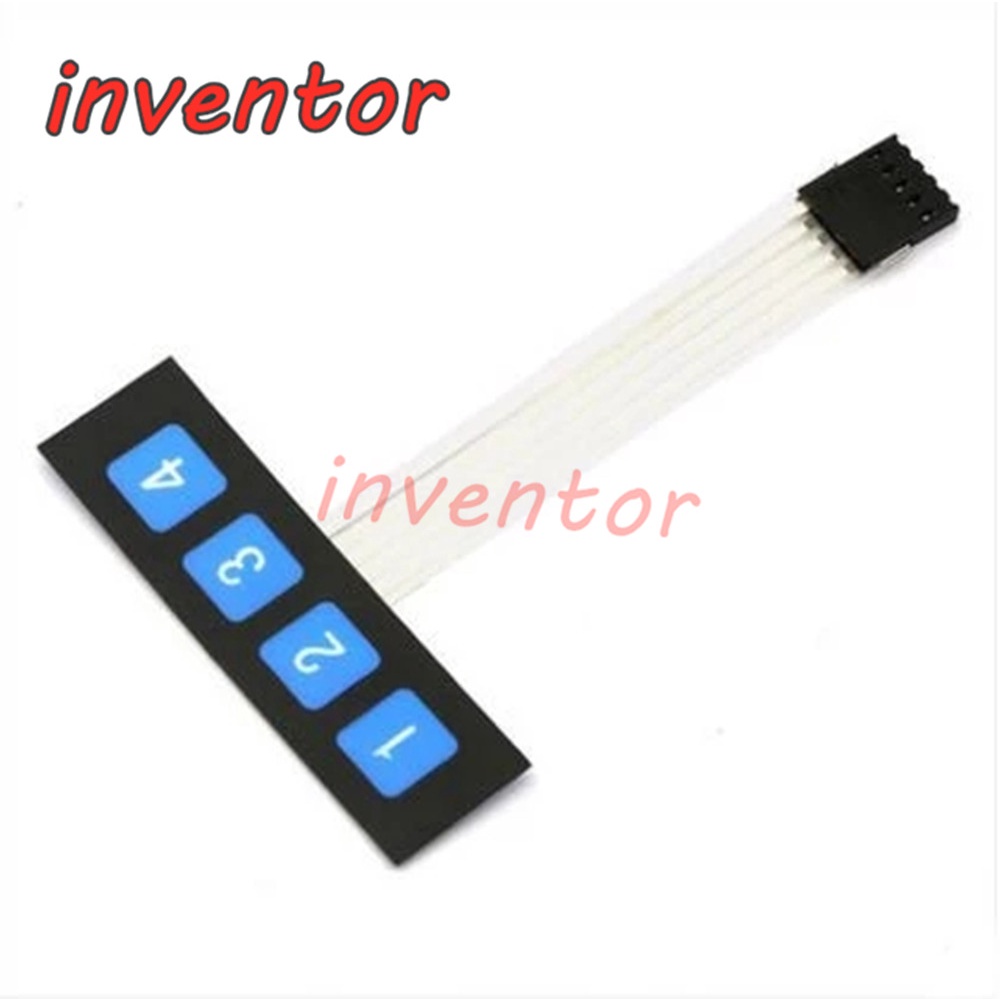 1 * 4 Rows 4 Keys Film Switch / Button / Control Panel / Single Machine ...