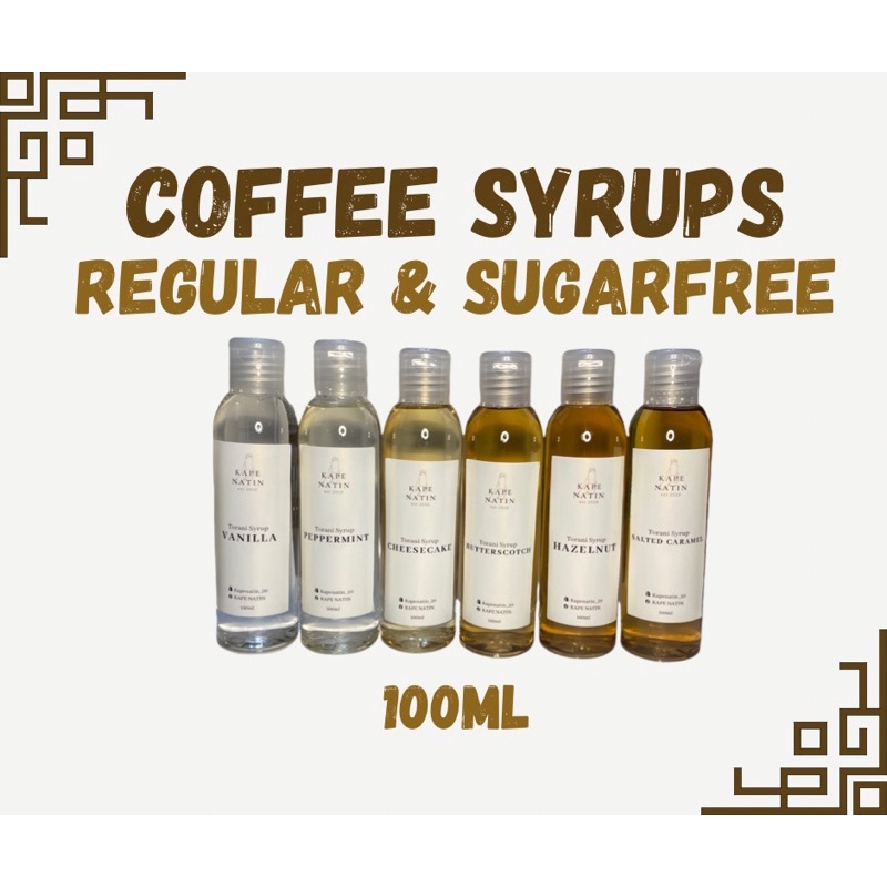 AYPH Coffee Regular Syrups 100ML (Vanilla, Caramel, Hazelnut, French