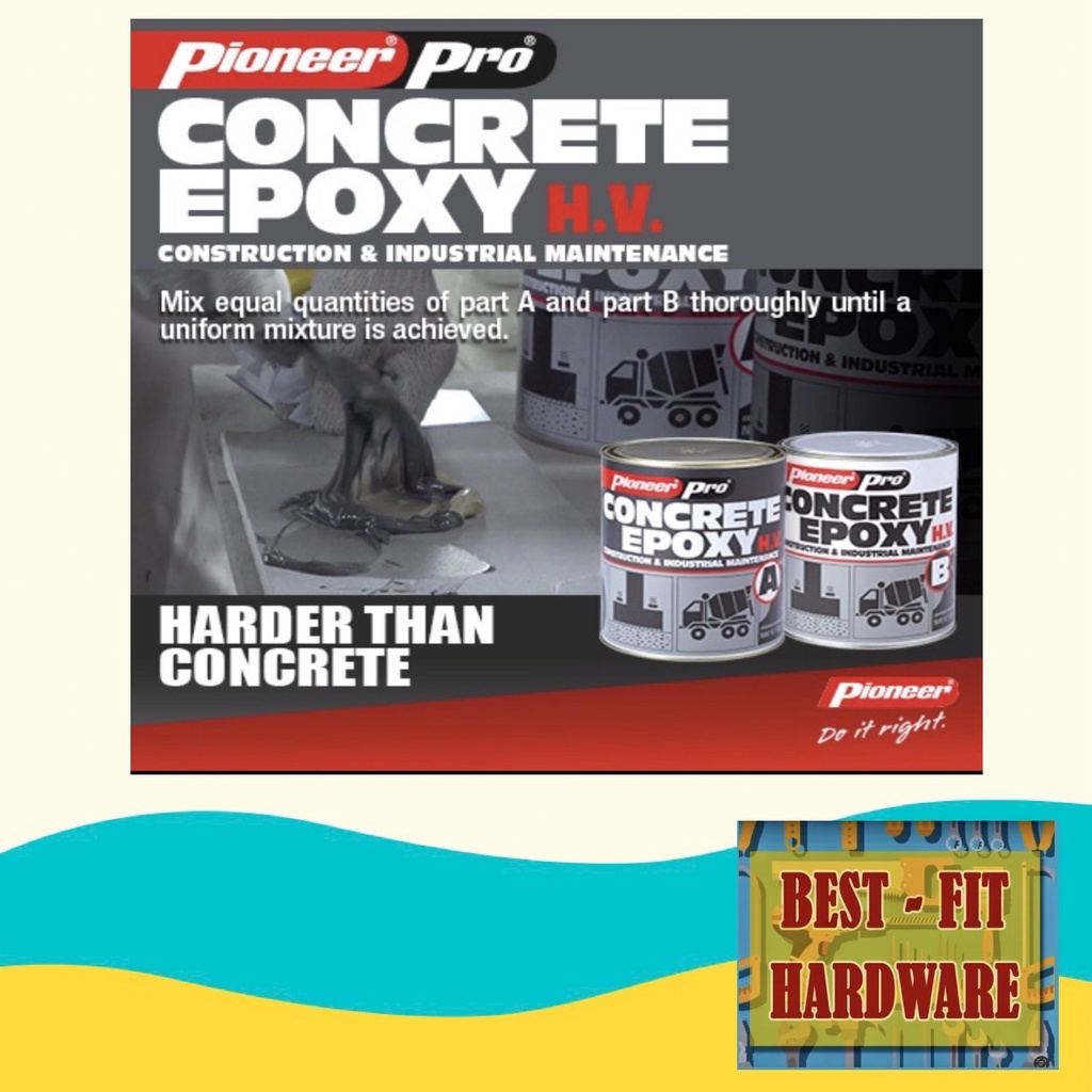 PIONEER CONCRETE EPOXY HV HIGH VISCOSITY CONSTRUCTION & INDUSTRIAL MAINTENANCE Shopee