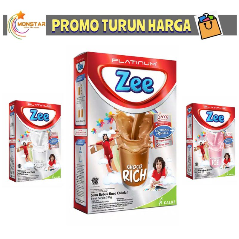 Zee Platinum Nutripro Complex Milk 350gr Regular choco Vanilla ...