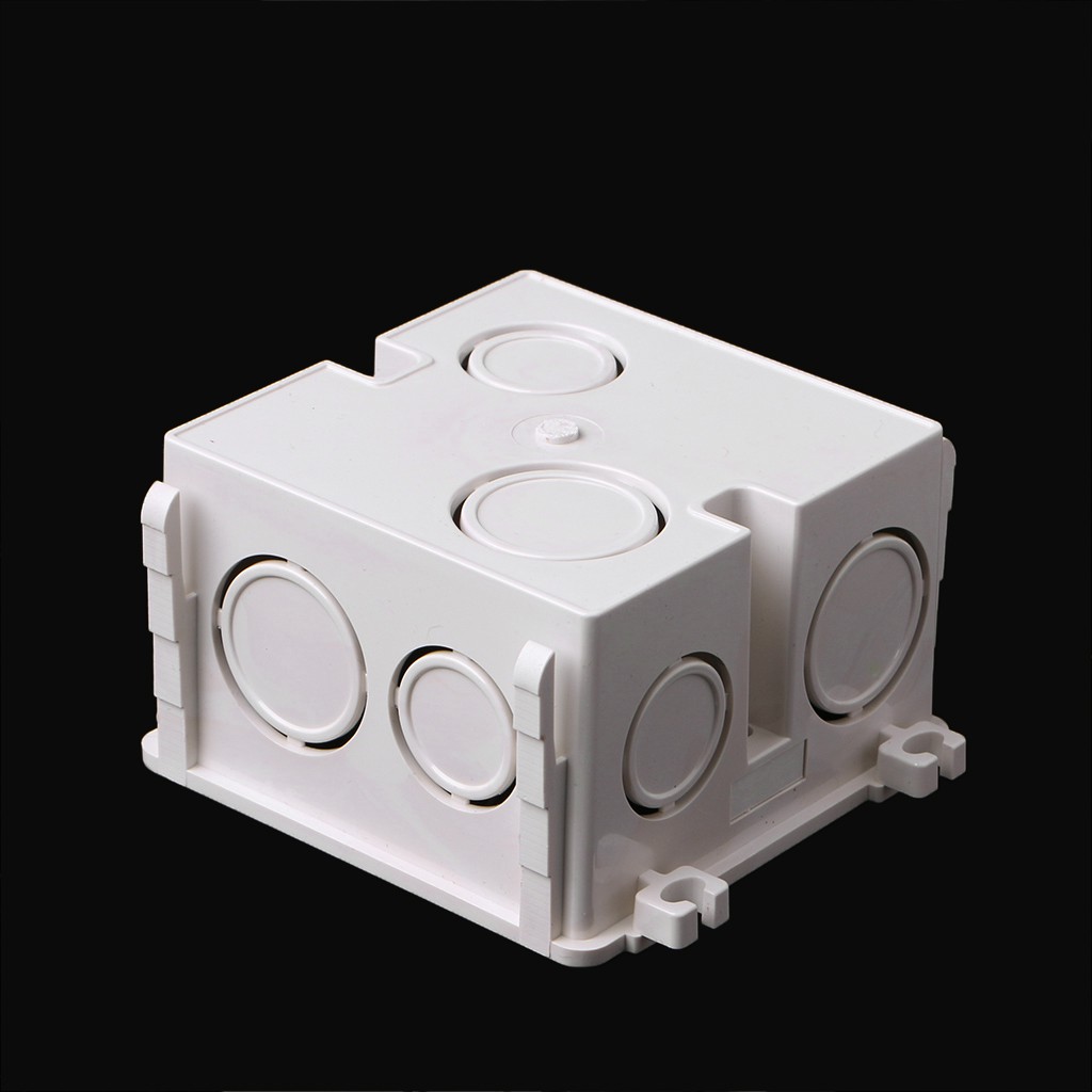 86-Type PVC Junction Box Wall Mount Cassette For Switch Socket Base ...
