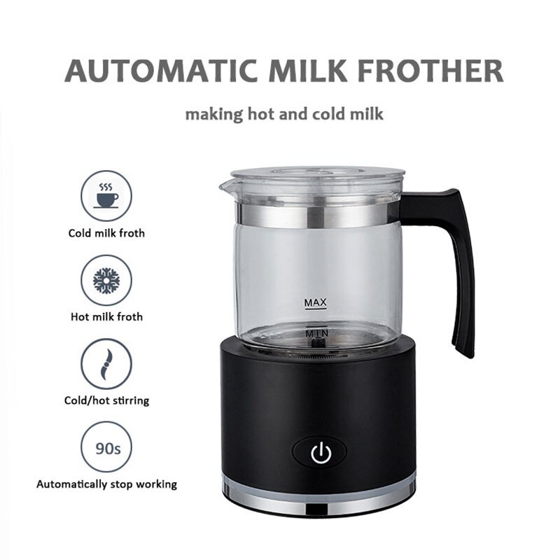 CODAutomatic Milk Frother Electric Milk Steamer Cappuccino Machine