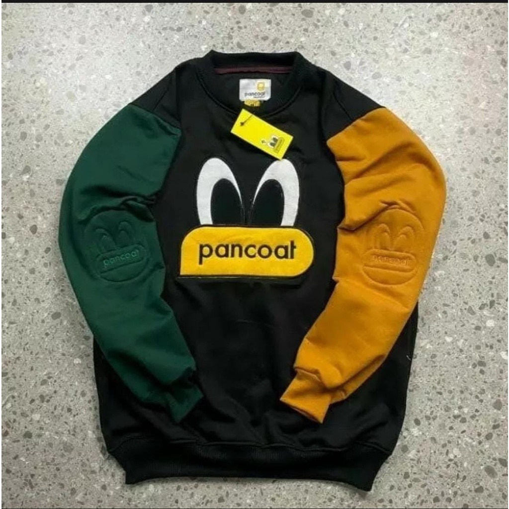 COD-Crewneck Sweater Pria Pancoat Original Distro Logo Full Boardir ...
