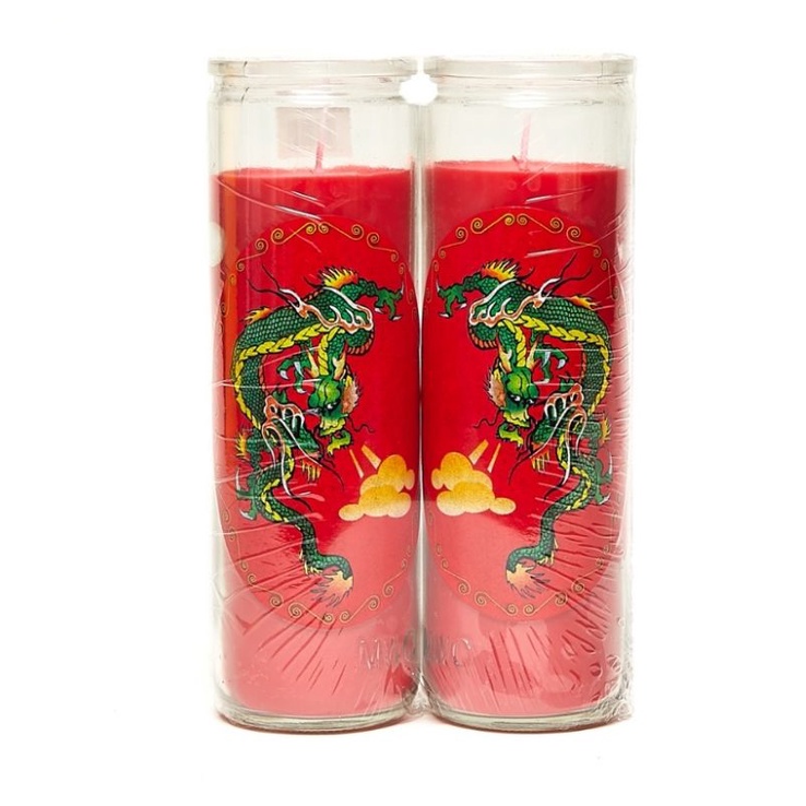 Manila Wax Dragon Red Candle in Glass 2s Shopee Philippines