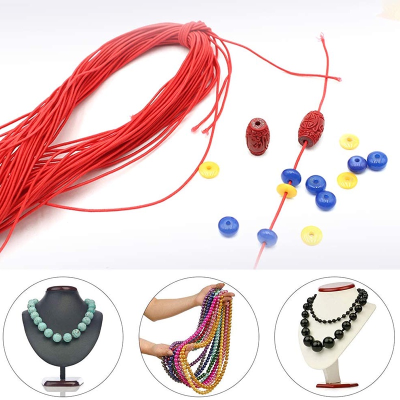 22meters 1mm Beading Elastic Stretch Cord Beads Cord String Strap Rope ...