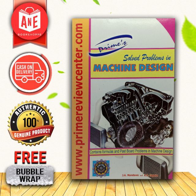 AUTHENTIC Prime's Solved Problems in Machine Design Capote | Shopee ...