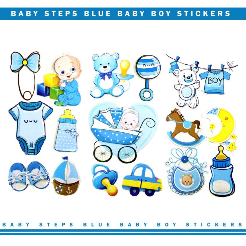 Baby Boy Scrapbook Stickers 