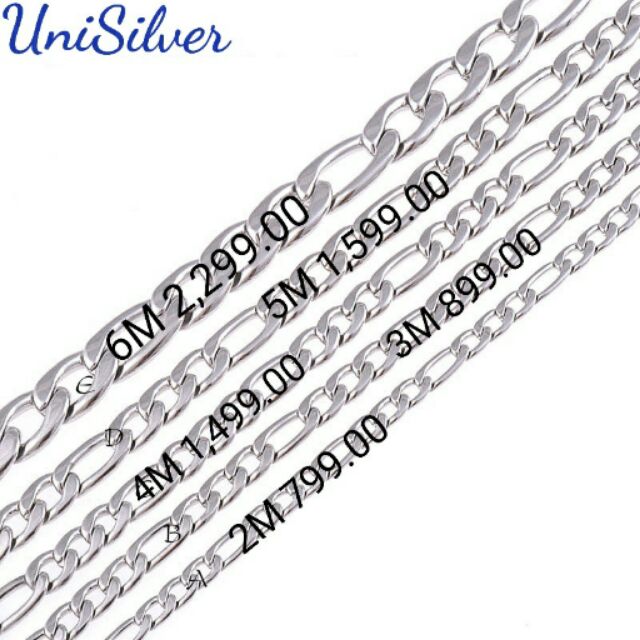 Unisilver necklace for 2025 men price