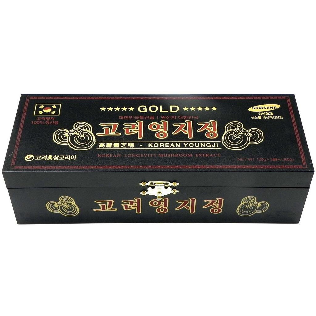 Korean Lingzhi Mushroom Extract Gold 360g [120g x 3ea] Made in Korea ...