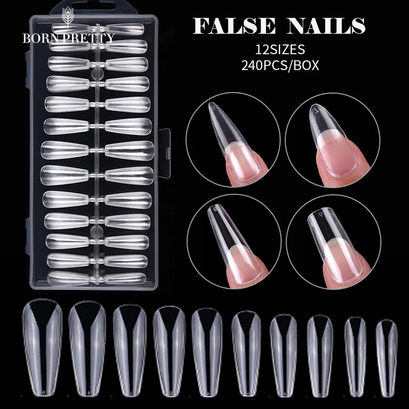 Born Pretty Nail Dual Form Tips Extension For Gel Brush Clippers Uv ...