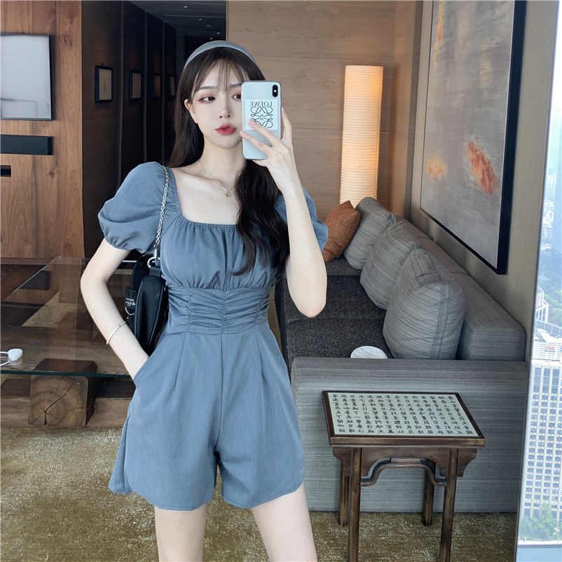 READY STOCK] Korean style cotton blend summer rompers sleeveless casual  jumpsuit long pants women's fashion, Women's Fashion, Dresses & Sets,  Jumpsuits on Carousell